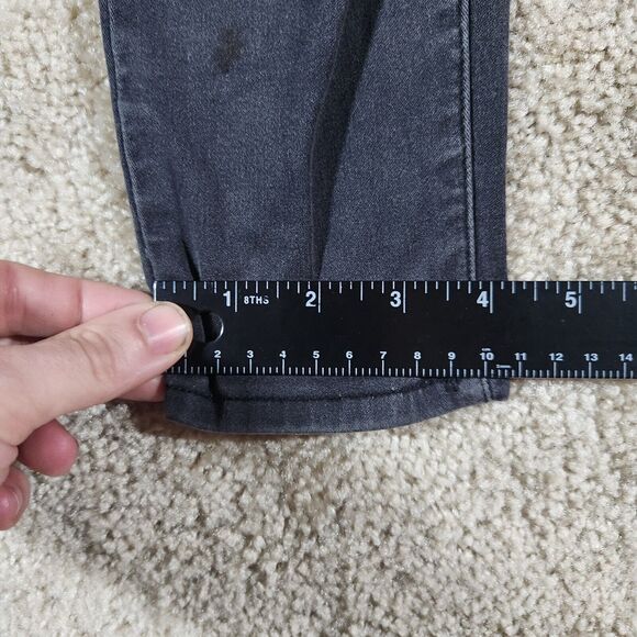 Pacsun Pants Womens 26 Black Denim Jeans Mid Rise Jegging Ladies 28x28 #40 - Picture 10 of 11